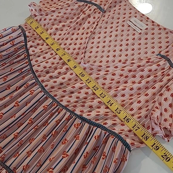 LIKE NEW Urban Outfitters Ragdoll Swing Boho Vibe Short Sleeved Mini Dress - Picture 7 of 13